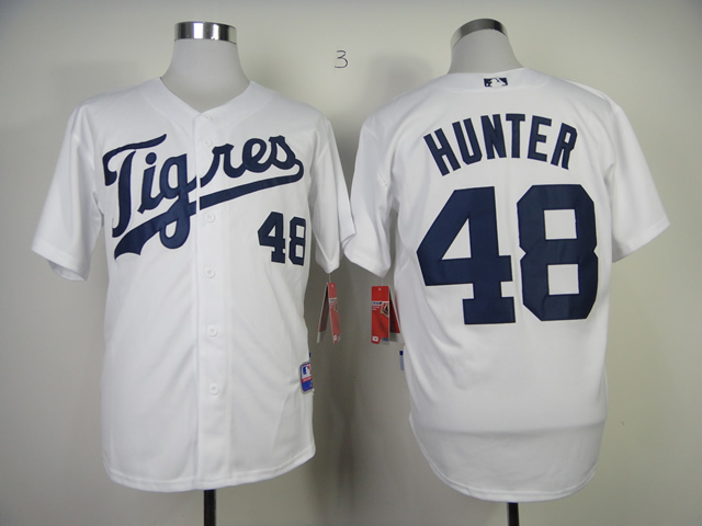 Men Detroit Tigers #48 Hunter White MLB Jerseys1->detroit tigers->MLB Jersey